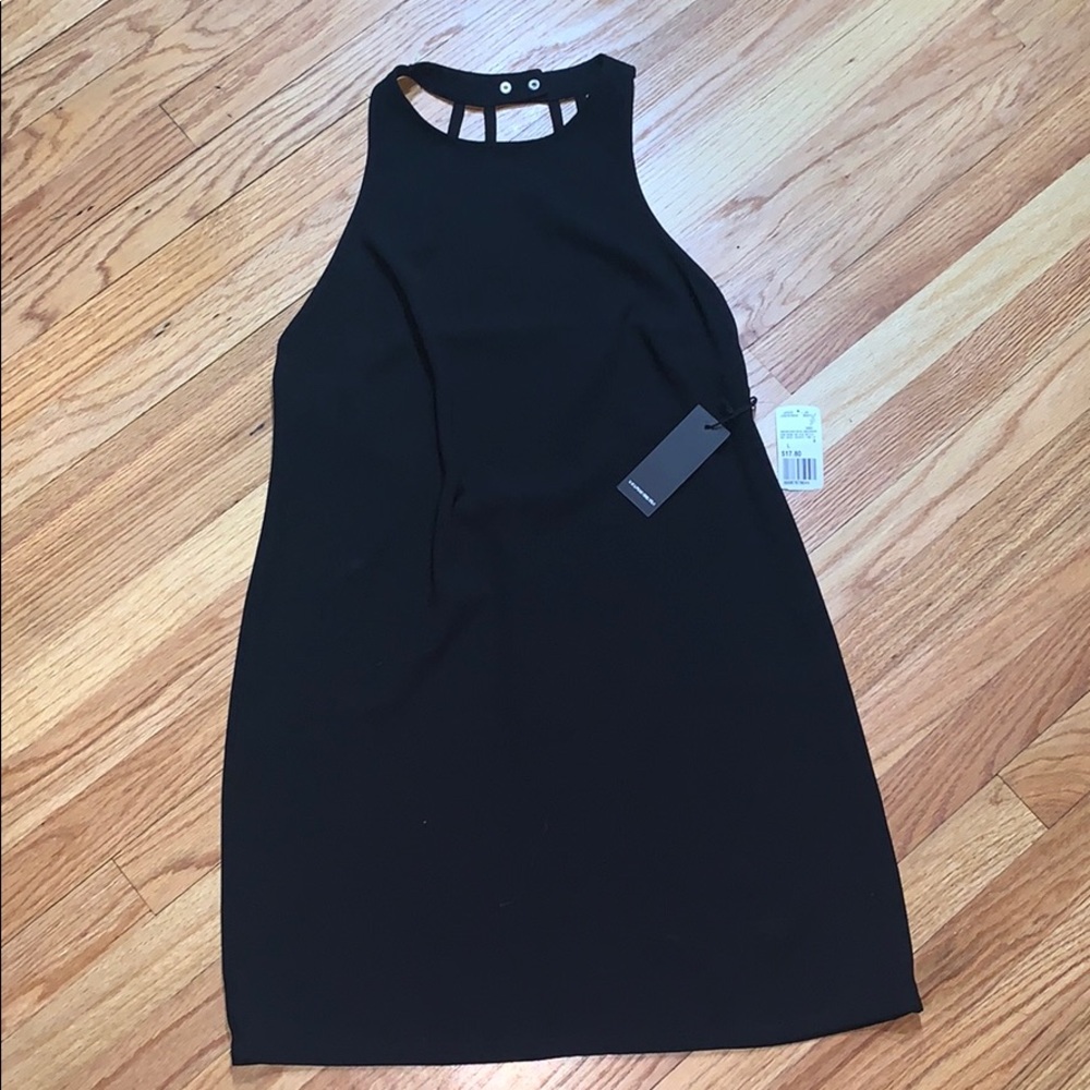Forever 21 black dress/open back